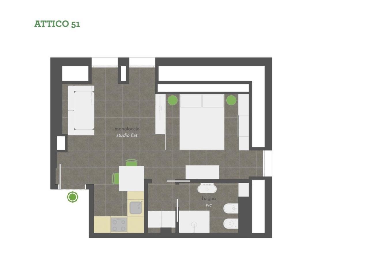 Cirene Apartments Milano Luaran gambar