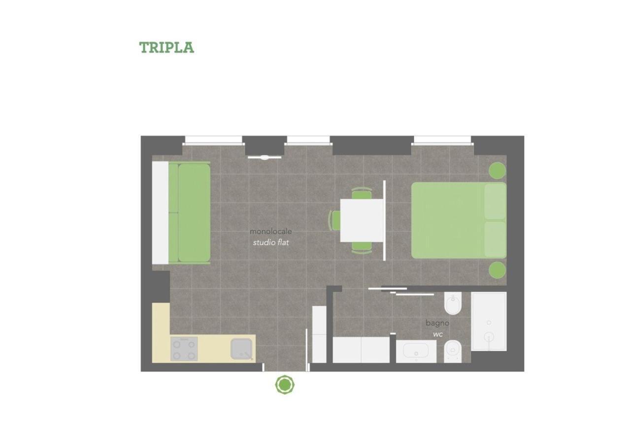 Cirene Apartments Milano Luaran gambar