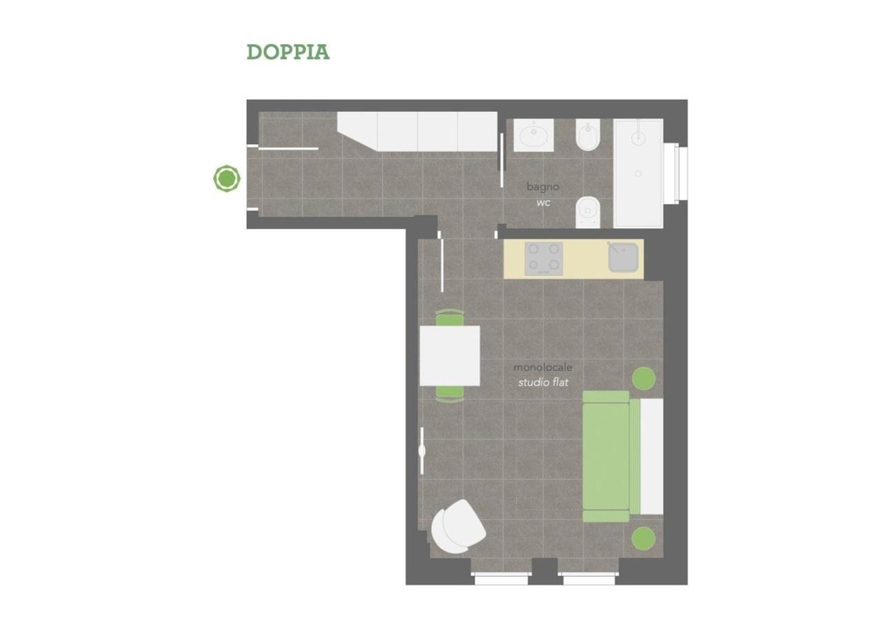 Cirene Apartments Milano Luaran gambar